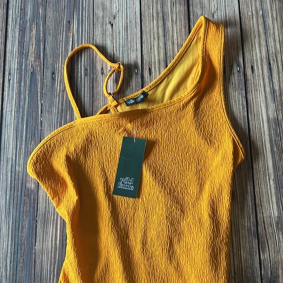 NWT Wild Fable Orange Bodysuit S - Picture 1 of 6